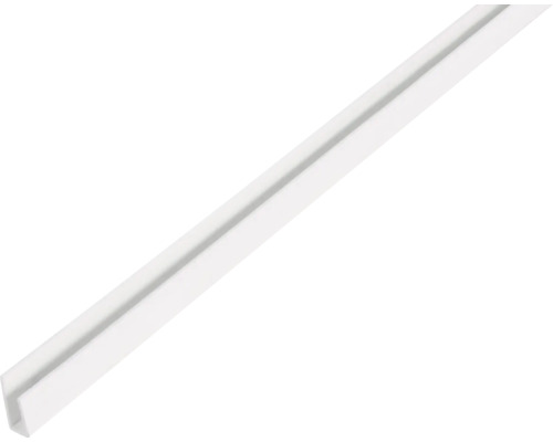 Profilé de finition PVC blanc 14x6x10 mm, 1 m