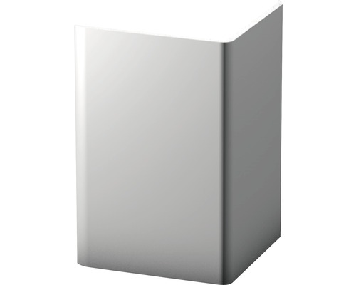 Angle de protection aluminium argenté non perforé 30 x 30 x 1500 mm