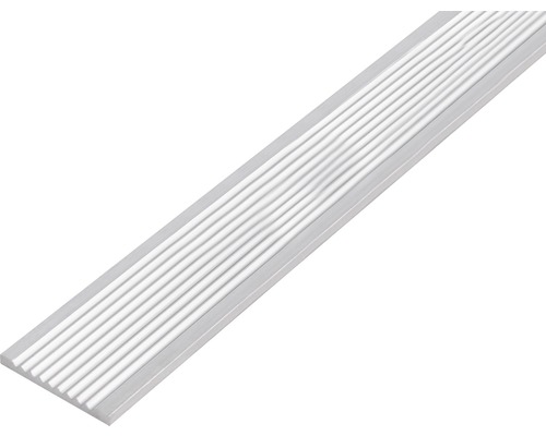 Flachstange Alu natur geriffelt, 30x3 mm, 2 m