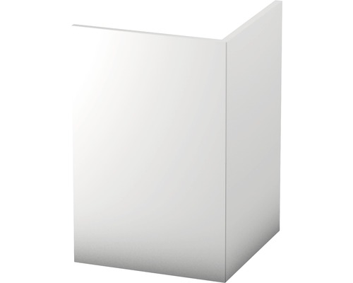 Angle de protection PVC rigide blanc non perforé 30 x 30 x 2500 mm