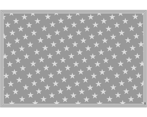 mySPOTTI Vinyl-Bodenmatte buddy Mini Star Grey XL 136x203 cm statisch haftend