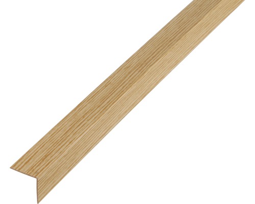 Profilé d'angle PVC chêne 20x20x1,5 mm, 1 m Profilé d''angle en bois