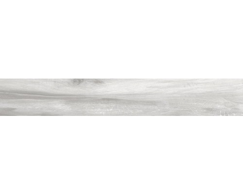 Feinsteinzeug Wand- und Bodenfliese New Baita grigio 15,3 x 100 cm