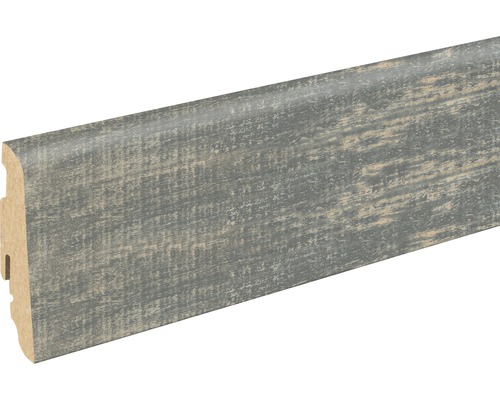 SKANDOR Sockelleiste Amazone FU060L 19 x 58 x 2400 mm Fußleiste mit Holzstruktur