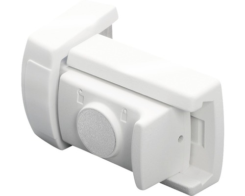 Dispositif de sécurité des fenêtres Burg Wächter WinSafe WR 60 blanc Sécurité de fenêtre avec bouton rotatif
