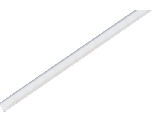 Profilé de serrage PVC transparent, 15x0,9 mm, 1 m