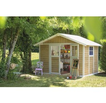 Gartenhaus Grosfillex Deco H7,5 Sherwood 370 x 298 cm holzoptik