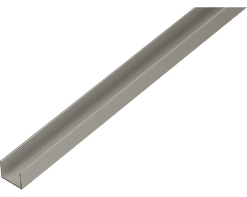 U-Profil Alu silber eloxiert 19x15x1,5 mm, 2 m