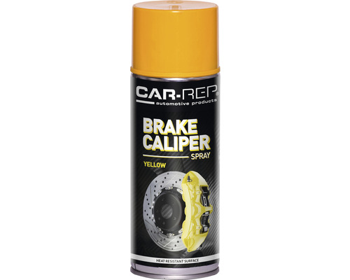 Peinture aérosol pour étrier de frein de voiture jaune 400 ml Bombe de peinture pour étriers de frein