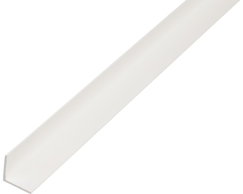 Profilé d'angle PVC blanc 50x50x1,5 mm, 1 m
