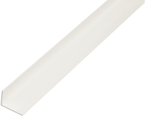 Profilé d'angle PVC blanc 25x15x1 mm, 1 m