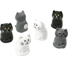 Dekomagnete Katze 6er-Set