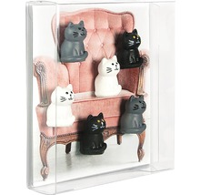 Dekomagnete Katze 6er-Set