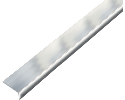Winkelprofil Alu chromdesign selbstklebend 15x10x1 mm, 1 m Silbernes Treppenkantenprofil aus Aluminium