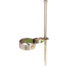 Collier de serrage avec clou à frapper pour fixation de tuyau