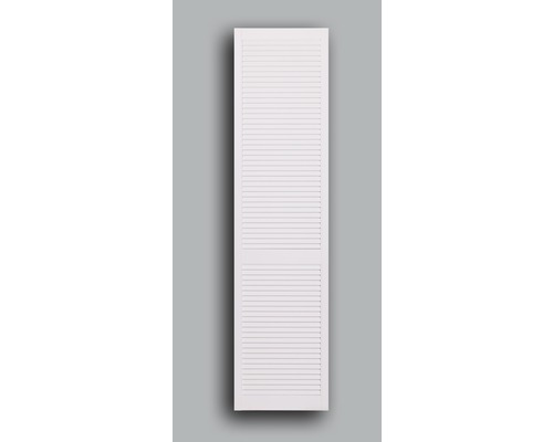Porte à persiennes ouvertes pin blanc 201.3x39.4 cm