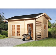Gartenhaus weka mit Fußboden 534 x 385 cm natur