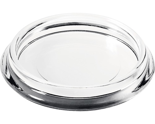 Dessous de pieds de meuble ronds Ø 50 mm transparent 50 pièces Sous-verre en verre