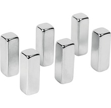 Dekomagnete Magic Stick 6er-Set silber
