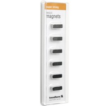 Dekomagnete Magic Stick 6er-Set silber