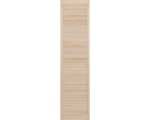 Porte à persiennes ouvertes pin 201.3x59.4 cm
