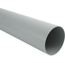 Tuyau en plastique gris