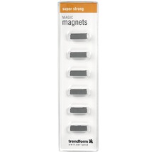 Dekomagnete Magic Stick 6er-Set silber