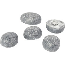 Dekomagnete Steine 5er-Set grau