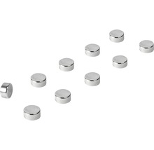 Dekomagnete Steely 10er-Set silber