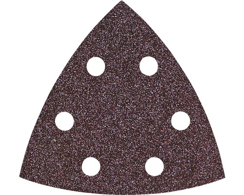 Feuille abrasive pour ponceuse vibrante Hitachi 94x94x94 mm, grain 40, lot de 10