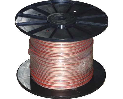 Lautsprecherkabel auf schwarzer Kabeltrommel