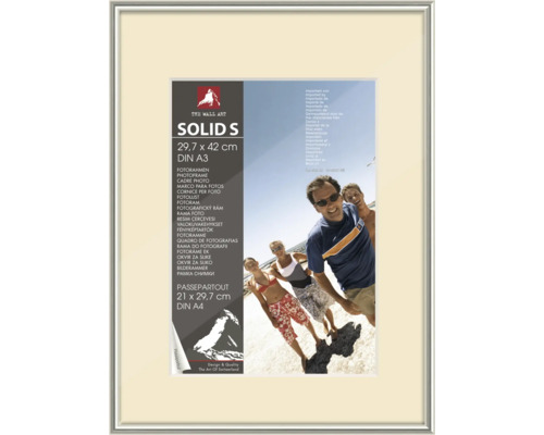 Cadre en plastique argent 10x15 cm Cadre en plastique argent 10x15 cm