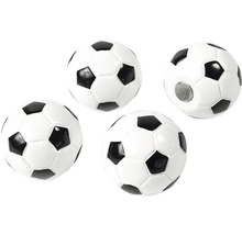 Dekomagnete Fußball 4er-Set weiß/schwarz
