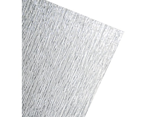Plaque en polystyrène 5x1000x1000 mm écorce grossière transparente Vue détaillée d''un panneau isolant