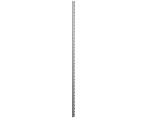 Profilé d’angle pour système de vissage Vario Schulte 200 x 4 x 4 cm, gris Küpper Profilé d''étagère perforé en métal