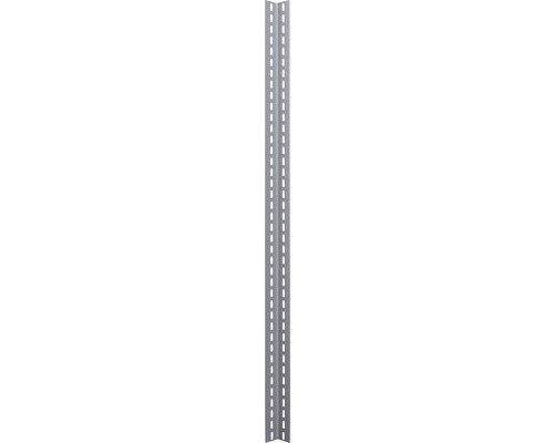 Profilé d’angle pour système de vissage Vario Schulte 4x100x4 cm, gris
