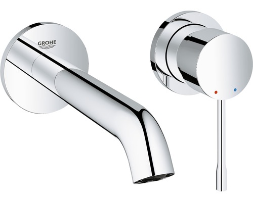 Robinet de lavabo encastré GROHE ESSENCE chrome 19408001 sans corps de base encastré