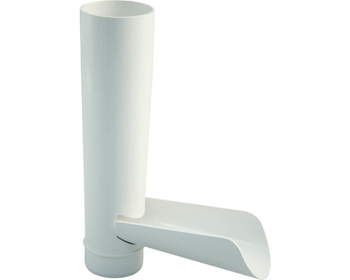 Récupérateur d'eau de pluie Marley plastique blanc de signalisation RAL 9016 DN 53 mm