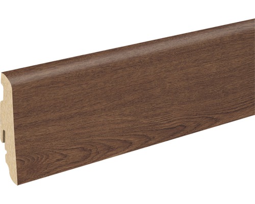 SKANDOR Sockelleiste Eiche FOEI103 FU60L 19 x 58 x 2400 mm Sockelleiste aus Holz mit Holzstruktur