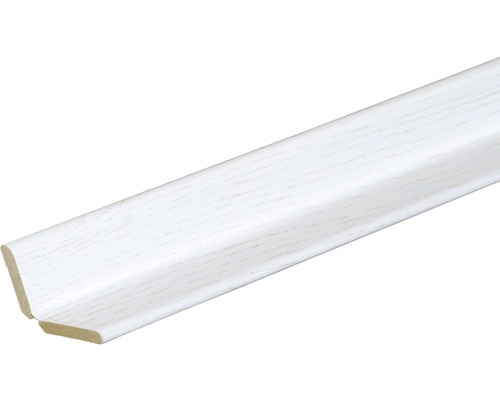 Baguette d'angle pliable blanc noble 22x22x2600 mm Cornière en bois
