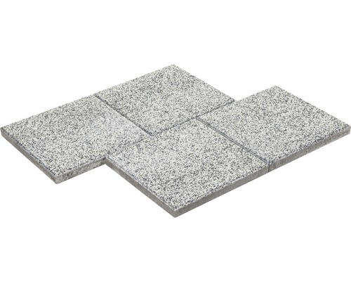 Pavés en béton gris