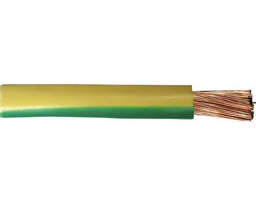 Conducteur H07 V-K 1G16 mm² vert/jaune au mètre