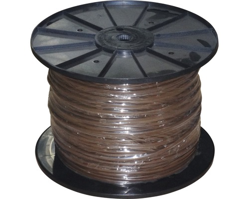 Kabelrolle mit braunem Kabel