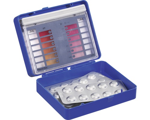 Kit de test pH/oxygène + tablettes, 20 unités