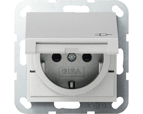 Prise de courant insert prise de courant Gira E2 Event aluminium