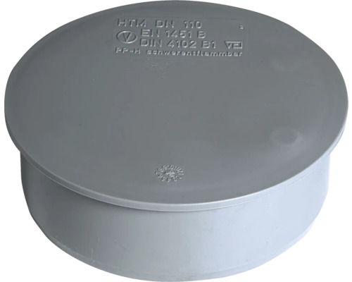 Bouchon pour manchon HT-M DN 110 mm Bouchon de tuyau DN 110 en plastique