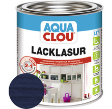 Clou Lack-Lasur Combi Aqua L17 blau 375 ml