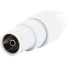Koaxstecker aus Kunststoff
