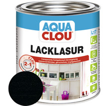 Clou Lack-Lasur Combi Aqua L17 schwarz 375 ml