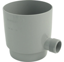 Entonnoir de tuyau de descente d''eau de pluie gris en plastique